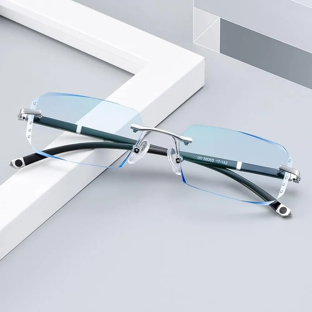 Swachho Rimless anti blue ray class - Eyeglasses - Black Frame | Torongo